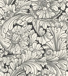 Acanthus Wallpaper by Cole & Son Soot & Snow