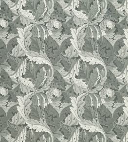 Acanthus Jacquard Fabric by Clarke & Clarke Slate Acanthus Jacquard Fabric by Clarke & Clarke Slate