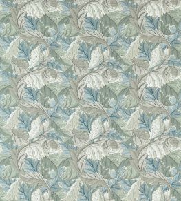 Acanthus Outdoor Fabric by Morris & Co Mineral Blue/Linen Acanthus Outdoor Fabric by Morris & Co Mineral Blue/Linen