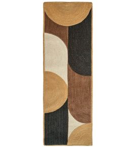 Acapulco Runner Rug by Elitis Black & White Acapulco Runner Rug by Elitis Black & White