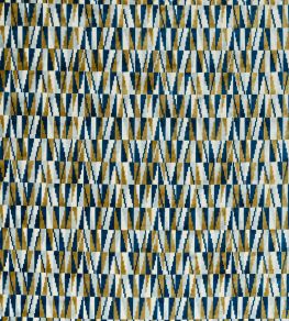 Acute Fabric by Harlequin Cobalt Ochre Acute Fabric by Harlequin Cobalt Ochre