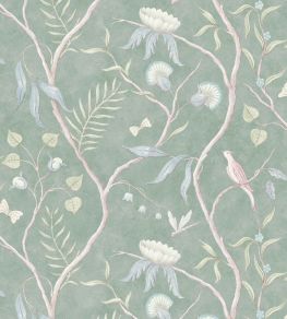 Adam's Eden Fresco Wallpaper by Lewis & Wood Ceramic