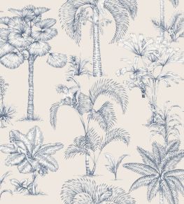 Adele Wallpaper by Sandberg Blue Adele Wallpaper by Sandberg Blue