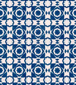 Aegean Tiles Wallpaper by MINDTHEGAP Indigo Aegean Tiles Wallpaper by MINDTHEGAP Indigo