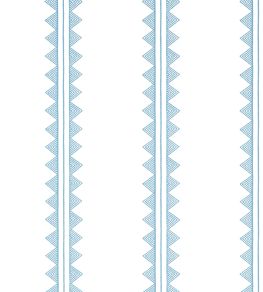Agave Stripe Wallpaper by Thibaut French Blue Agave Stripe Wallpaper by Thibaut French Blue