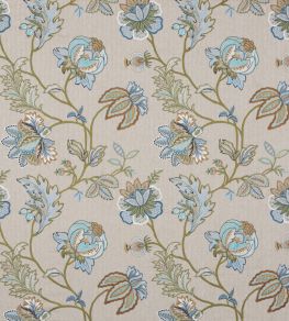 Agra Fabric by GP & J Baker Teal Agra Fabric by GP & J Baker Teal