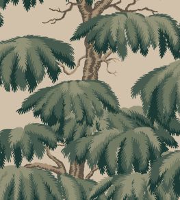 Alba Wallpaper by Sandberg Emerald Alba Wallpaper by Sandberg Emerald