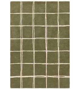 Albany Grid Rug by Asiatic Olive Albany Grid Rug by Asiatic Olive