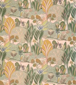 Albero Fabric by Thibaut Apricot and Ginger Albero Fabric by Thibaut Apricot and Ginger