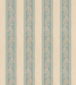 Aldbury Stripe Fabric by GP & J Baker Blue Aldbury Stripe Fabric by GP & J Baker Blue