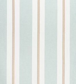 Alden Stripe Embroidery Fabric by Anna French Beige
