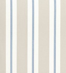 Alden Stripe Embroidery Fabric by Anna French Sky Alden Stripe Embroidery Fabric by Anna French Sky