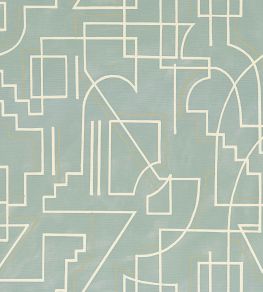 Alexander Wallpaper by Casamance Opaline Alexander Wallpaper by Casamance Opaline
