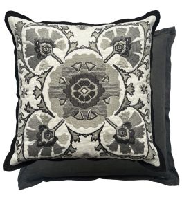 Alexi Pillow 20 x 20" by William Yeoward Noir Alexi Pillow 20 x 20" by William Yeoward Noir