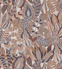 Alfabia Wallpaper by Casamance Acajou/Taupe Alfabia Wallpaper by Casamance Acajou/Taupe