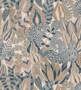Alfabia Wallpaper by Casamance Pierre Bleue/Travertin Alfabia Wallpaper by Casamance Pierre Bleue/Travertin