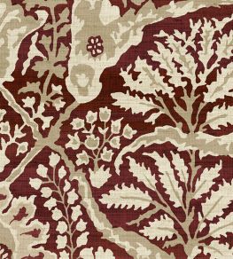 Alhambra 50 Wallpaper by Lewis & Wood Garnet