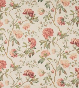 Alloway Fabric by Colefax and Fowler Red/Green