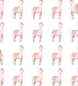 Alpaca Rebel Wallpaper by Rebel Walls Pink Alpaca Rebel Wallpaper by Rebel Walls Pink