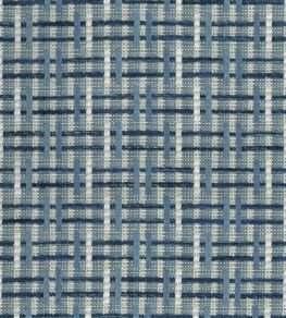 Altana Fabric by Nina Campbell Indigo Blue Altana Fabric by Nina Campbell Indigo Blue