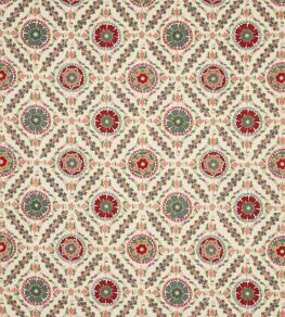 Amarantha Fabric by Colefax and Fowler Red/Green Amarantha Fabric by Colefax and Fowler Red/Green