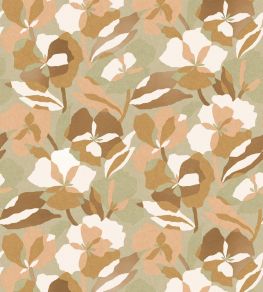 Amaryllis Wallpaper by Casamance Nude/Lichen Amaryllis Wallpaper by Casamance Nude/Lichen
