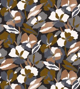 Amaryllis Wallpaper by Casamance Petrole/Multico