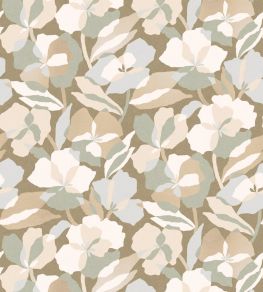 Amaryllis Wallpaper by Casamance Sauge/Nacre Amaryllis Wallpaper by Casamance Sauge/Nacre