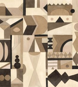 Amasigh Pottery Mural by Coordonne Sand Amasigh Pottery Mural by Coordonne Sand