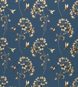 Amazilia Fabric by Harlequin Indigo