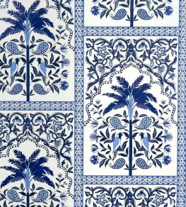 Amazonas Mystique Wallpaper by Schumacher Tropical Shades Of Blue Amazonas Mystique Wallpaper by Schumacher Tropical Shades Of Blue