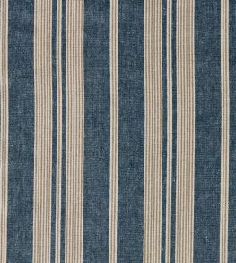 Amberley Stripe Fabric by Sanderson Jodhpur Blue Amberley Stripe Fabric by Sanderson Jodhpur Blue
