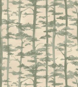 Ame Wallpaper by Casamance Sable/Eucalyptus