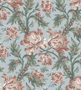 Amelia Wallpaper by Sandberg Sky Blue Amelia Wallpaper by Sandberg Sky Blue