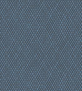 Amime Wallpaper by Farrow & Ball Chinese Blue / Railings