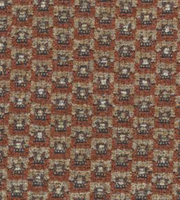 Amoroso Fabric by Osborne & Little Terracotta/Denim