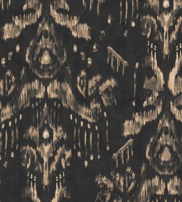 Ancestral Ikat Wallpaper by MINDTHEGAP Anthracite