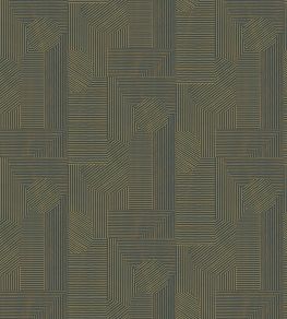 Andana Wallpaper by Tres Tintas Azul oscuro Andana Wallpaper by Tres Tintas Azul oscuro