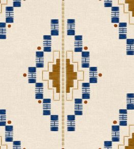 Andes Wallpaper by Coordonne Indigo Andes Wallpaper by Coordonne Indigo