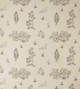 Friendly Folk Fabric by Andrew Martin Dusk