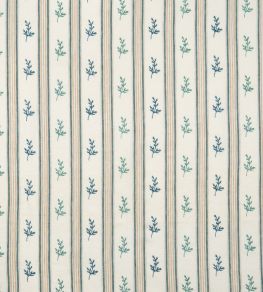 Anduze Fabric by Nina Campbell Aqua/Beige Anduze Fabric by Nina Campbell Aqua/Beige