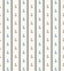 Anduze Wallpaper by Nina Campbell Blue/Chocolate Anduze Wallpaper by Nina Campbell Blue/Chocolate