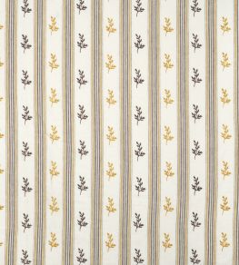 Anduze Fabric by Nina Campbell Ochre/Chocolate