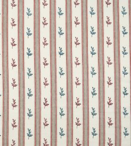 Anduze Fabric by Nina Campbell Red/Teal Anduze Fabric by Nina Campbell Red/Teal