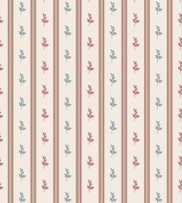 Anduze Wallpaper by Nina Campbell Red/Teal Anduze Wallpaper by Nina Campbell Red/Teal