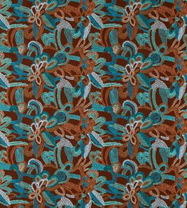 Ania Fabric by Harlequin Burgandy/Spice/Turquoise Ania Fabric by Harlequin Burgandy/Spice/Turquoise