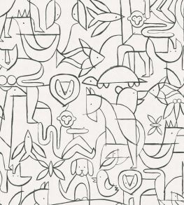 Animalia Wallpaper by Coordonne Blackboard Animalia Wallpaper by Coordonne Blackboard