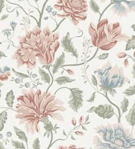 Annabelle Wallpaper by Sandberg Terracotta Annabelle Wallpaper by Sandberg Terracotta