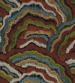 Annella Fabric by Casamance Topaze Acajou Fonce Annella Fabric by Casamance Topaze Acajou Fonce
