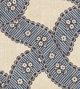 Annie Wallpaper by Sandberg Blue Annie Wallpaper by Sandberg Blue